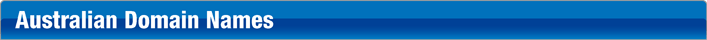 Ausralian Domain Names