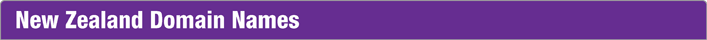 New Zealand Domain Names