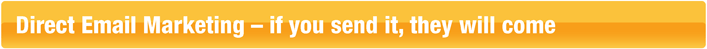 Direct Email Marketing